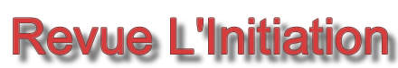 L'Initiation Logo Revue L'Initiation