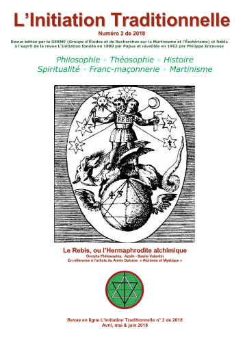 Revue L'Initiation Traditionnelle, numéro 2 de 2018 Revue L'Initiation Traditionnelle, numéro 2 de 2018
