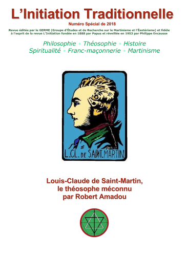 Revue L'Initiation Traditionnelle, numéro spécial de 2018 Revue L'Initiation Traditionnelle, numéro spécial de 2018