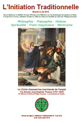 L'Initiation Traditionnelle n° 2 de 2014