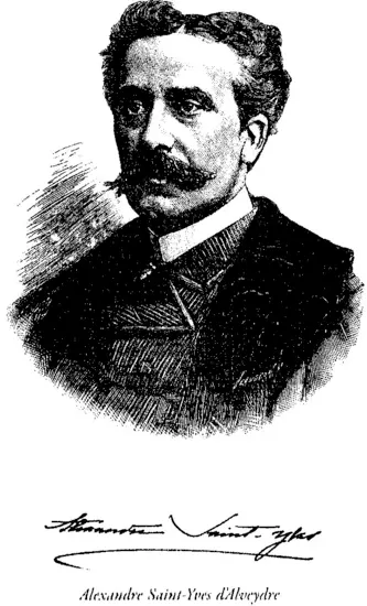 Alexandre Saint-Yves d'Alveydre Alexandre Saint-Yves d'Alveydre