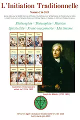 Revue L'Initiation Traditionnelle, numéro 2 de 2020 Revue L'Initiation Traditionnelle, numéro 2 de 2020