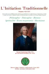 Revue L'Initiation Traditionnelle, numéro 4 de 2021 Revue L'Initiation Traditionnelle, numéro 4 de 2021