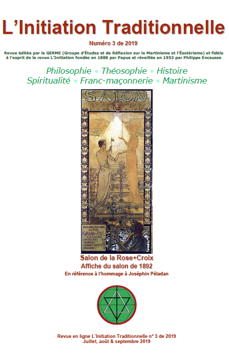 Revue L'Initiation Traditionnelle, numéro 3 de 2019 Revue L'Initiation Traditionnelle, numéro 3 de 2019