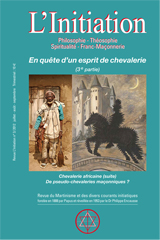 Revue L'Initiation, numéro 3 de 2012